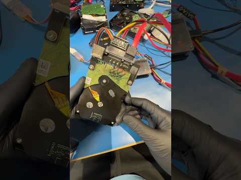 Real recovery case video - Clicking Drive - Preventing Platter Damage from Failed Heads