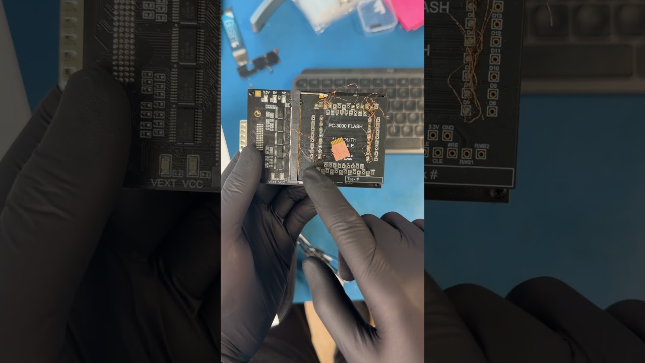 Real direct flash recovery on video from the MDrepairs data recovery lab